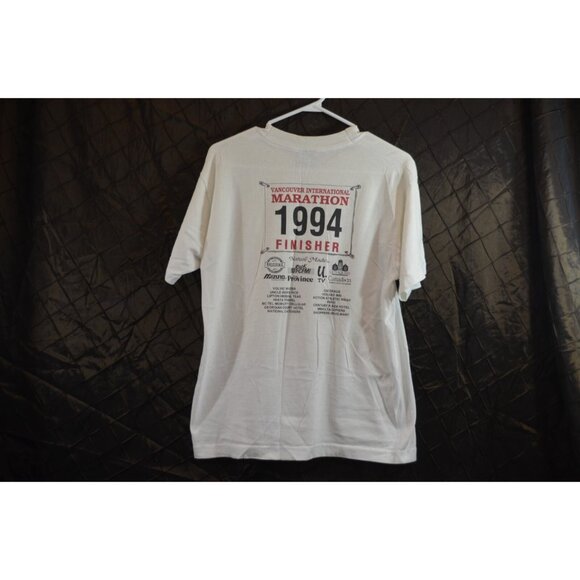Vancouver International Marathon Finisher 1994 L White Shirt Fruit of the Loom - Picture 6 of 10